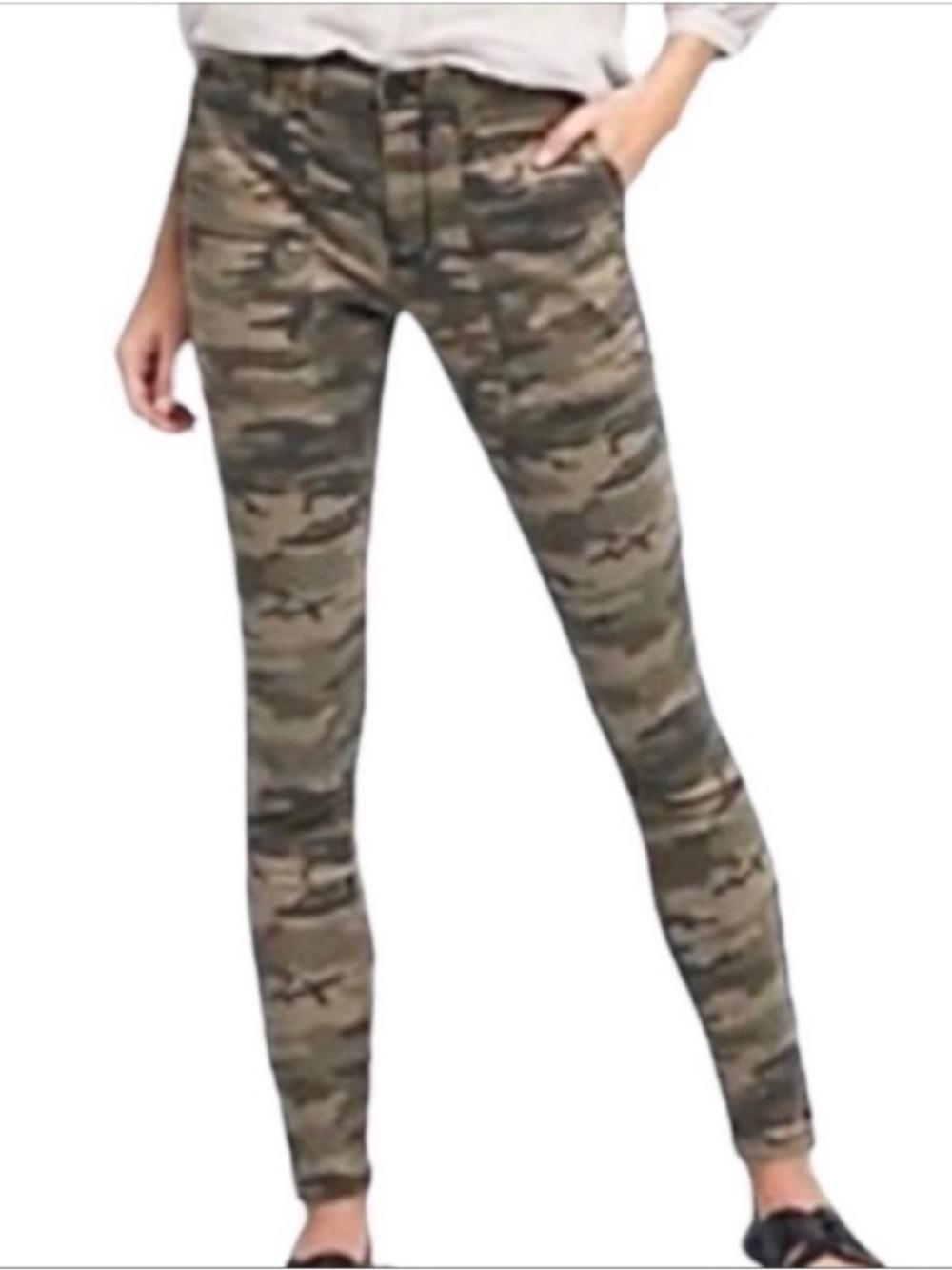 SANCTUARY porkchop twill camo pants NEW